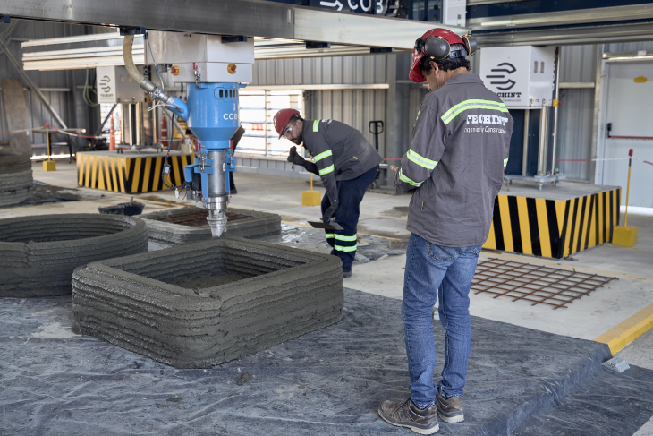 Techint revoluciona la construcción con impresión 3D de hormigón