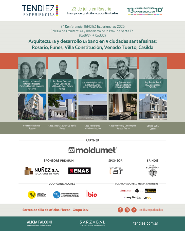 TENDIEZ en Rosario. La arquitectura en 5 ciudades santafesinas