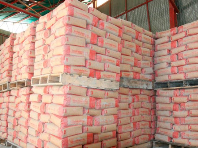 Bajó la venta de insumos para la construcción