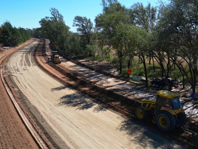 Córdoba: obras viales en caminos rurales