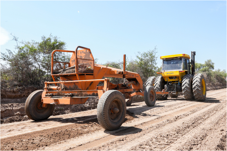 Córdoba: obras viales en caminos rurales