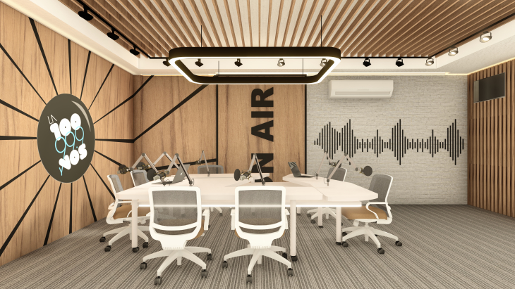 La transformación del estudio de La 100