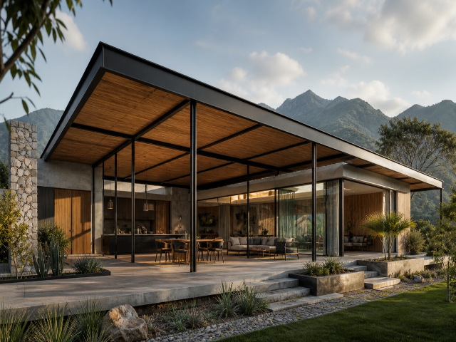 El acero en la arquitectura moderna
