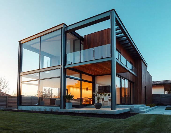 El acero en la arquitectura moderna