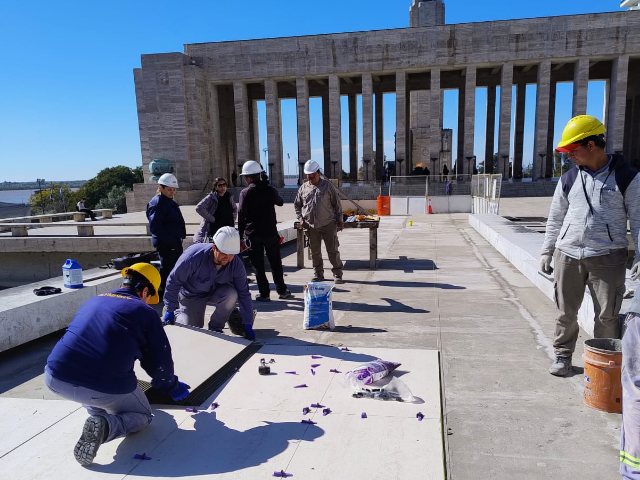 Restauran el Monumento a la Bandera en Rosario