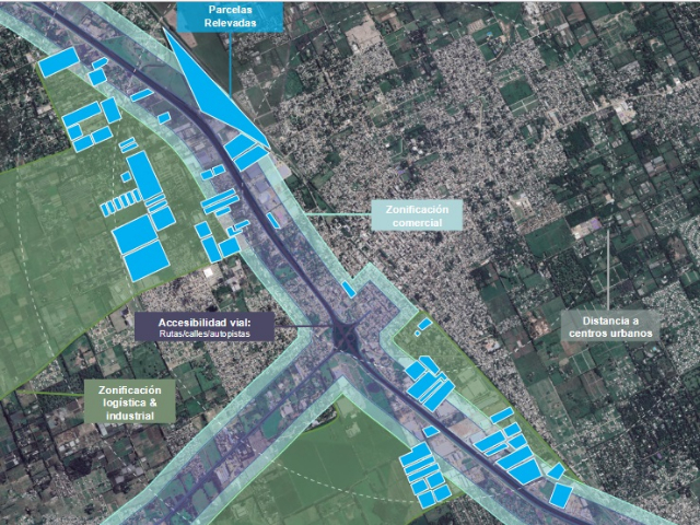 Disponibilidad de tierras para el desarrollo industrial y logístico