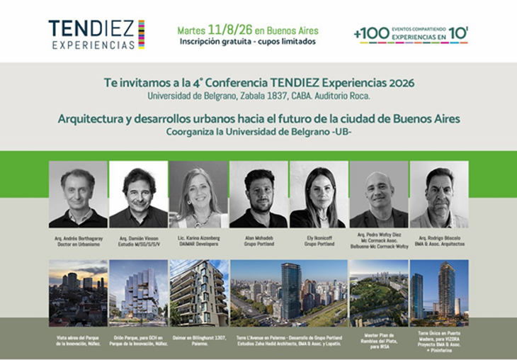 Tendiez: “Arquitectura y Desarrollos Urbanos hacia el futuro de Buenos Aires”