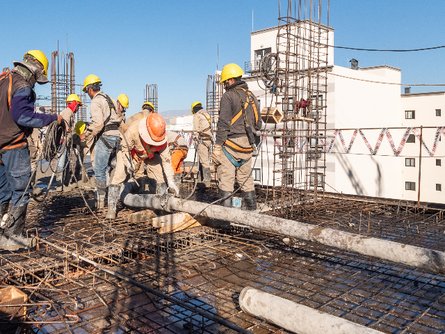 Baja del 3,46% en la venta de insumos para la construcción